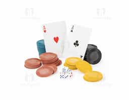Kit poker composto por um baralho completo com 54 cartas, 100 fichas plásticas divididas em quatro cores diferentes, uma ficha de dealer e quatro dados de seis faces. Acompanha estojo metálico e folheto de regras em inglês.