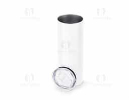 Copo térmico em inox com capacidade para até 600ml. Conta com estrutura de parede dupla e tampa plástica com anel de vedação interno e protetor deslizante para o bocal, o que permite conservar a temperatura de bebidas por mais tempo.
