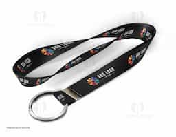 Cordão com argola simples - 85cm X 2,5cm